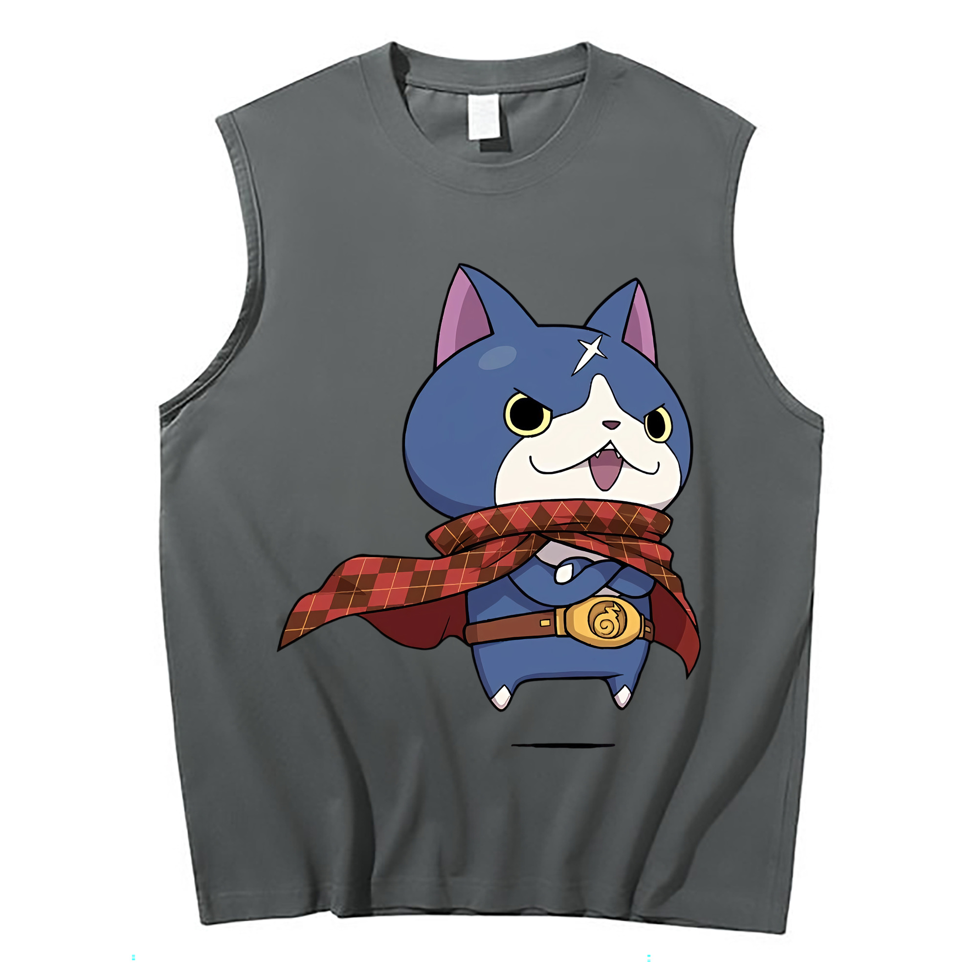 （画像用） 妖怪ウォッチ Yo-kai Watch コットン100％タンクトップ（フロントプリント）